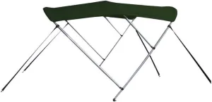 7.6 oz Green 3 Bow Round Tube Boat Bimini TOP Sunshade Compatible for STACER 429 PROLINE Angler 2013-2017