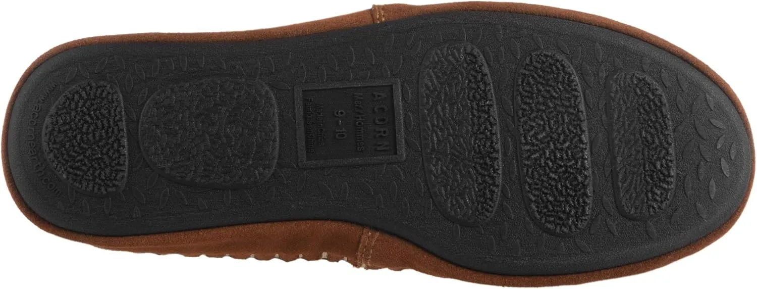 Acorn Men's Camden Recycled Moccasin Slippers with Berber Lining