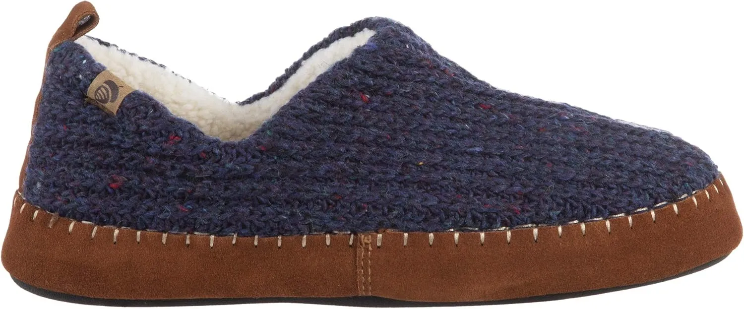 Acorn Men's Camden Recycled Moccasin Slippers with Berber Lining