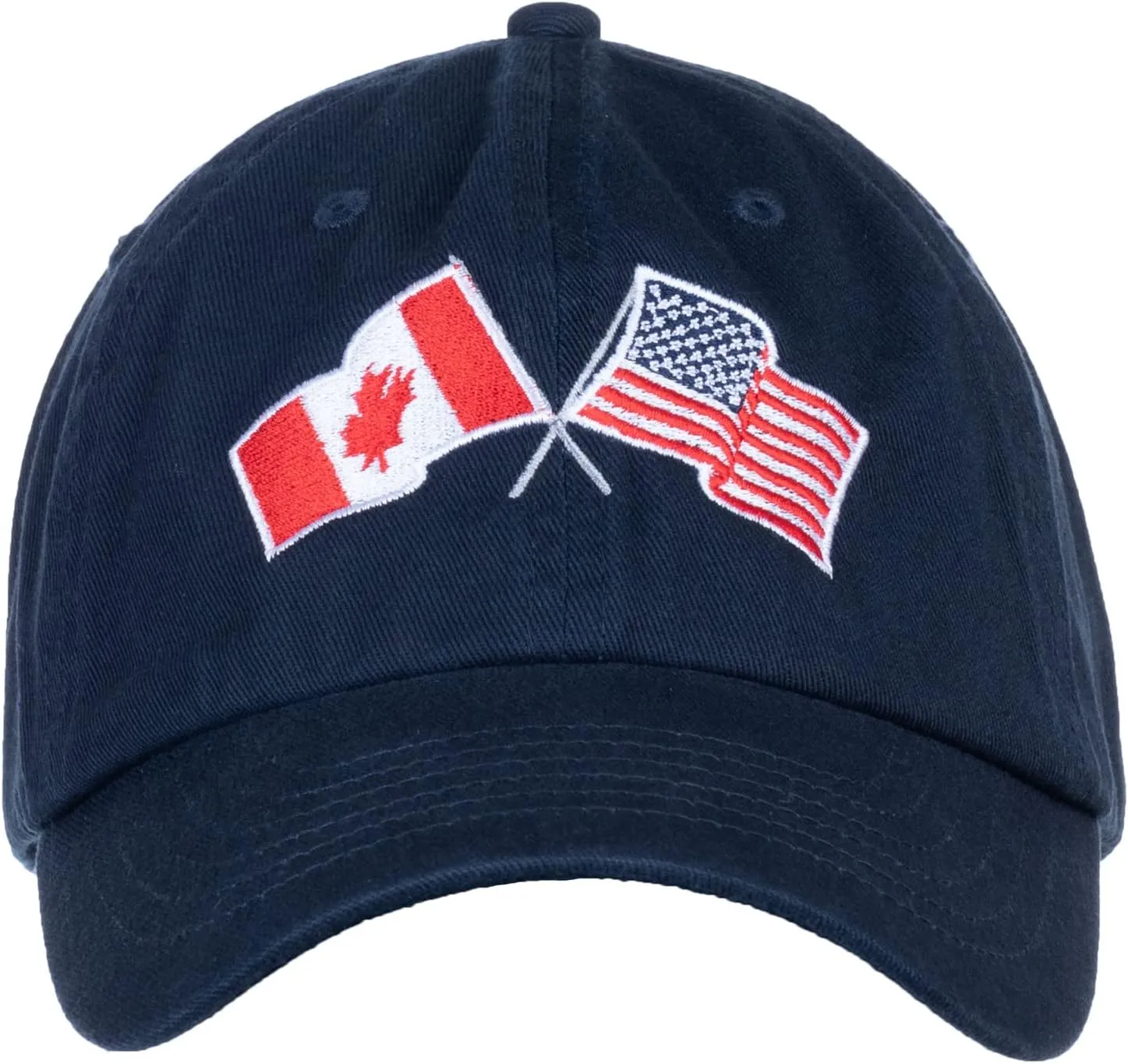 Ann Arbor T-shirt Co. American Friendship Nations Flag Baseball Low Profile Dad Hat for Men Women