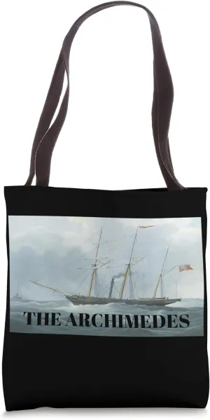 Archimedes Steamship 1839 First Screw Propeller Ship Boat Tote Bag