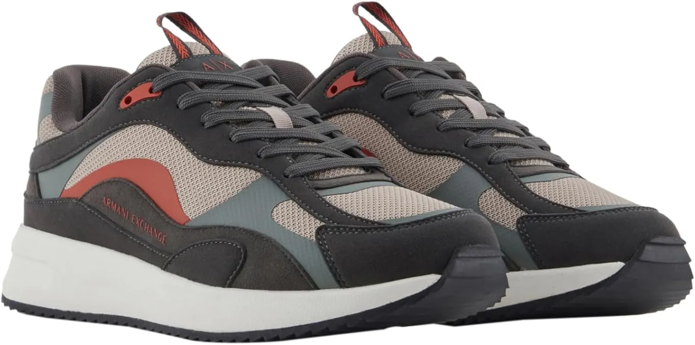 Armani Exchange Men's Dusseldorf Lace Up Sneaker