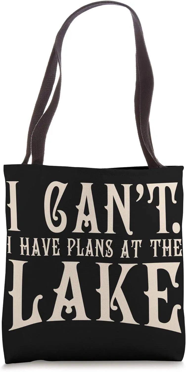 At The Lake Lakes Kayaking Funny Camping Kayak Camp Tote Bag