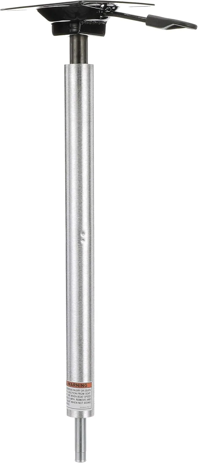 Attwood Lock’N-Pin ¾-inch Pin Posts, Adjustable Height 24 to 30 Inches, Power Pedestal with Integral Seat Mount, Threaded and Non-Threaded
