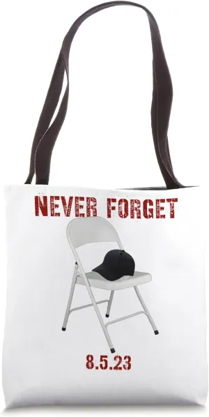 Bama Montgomery white chair Never Forget blck hat Boat Brawl Tote Bag