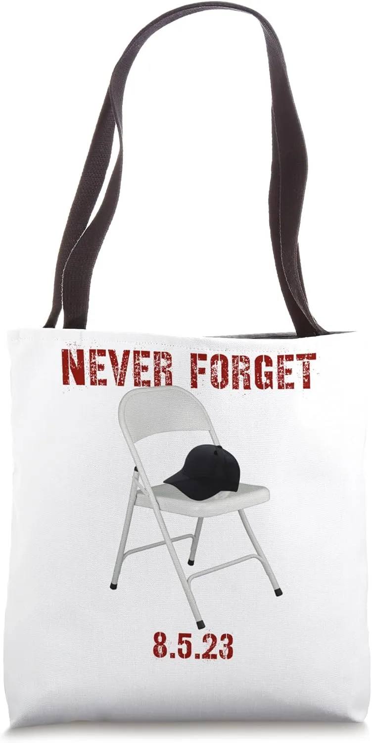 Bama Montgomery white chair Never Forget blck hat Boat Brawl Tote Bag