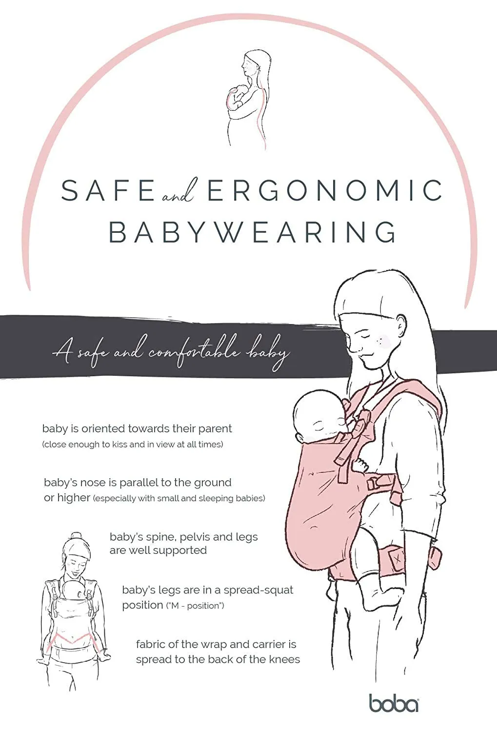 Boba X Baby Carrier - Adaptable, Micro-Adjustable for Babies 7-45 lbs (Call of Mountains)