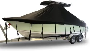 Custom Fitted 7oz 100% Polyester Boat Cover Compatible for a 2022-2024 Sea Born Fx 22 Bay in Solution Dyed Canvas. Made on Demand