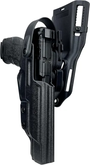 Duty Drop & Offset Level II Holster fits H&K VP9 Match (Black, Right-Hand Draw)