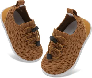 FEETCITY Baby Shoes Boys Girls First Walking Shoes Infant Sneakers Crib Shoes Breathable Lightweight Slip On Shoes
