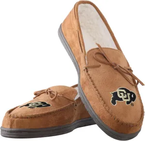 FOCO NCAA Mens NCAA College Team Logo Moccasin Slippers