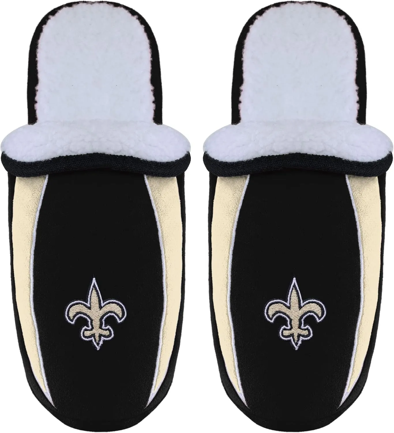 FOCO NFL Mens Football Team Logo Moccasin Slippers Shoes