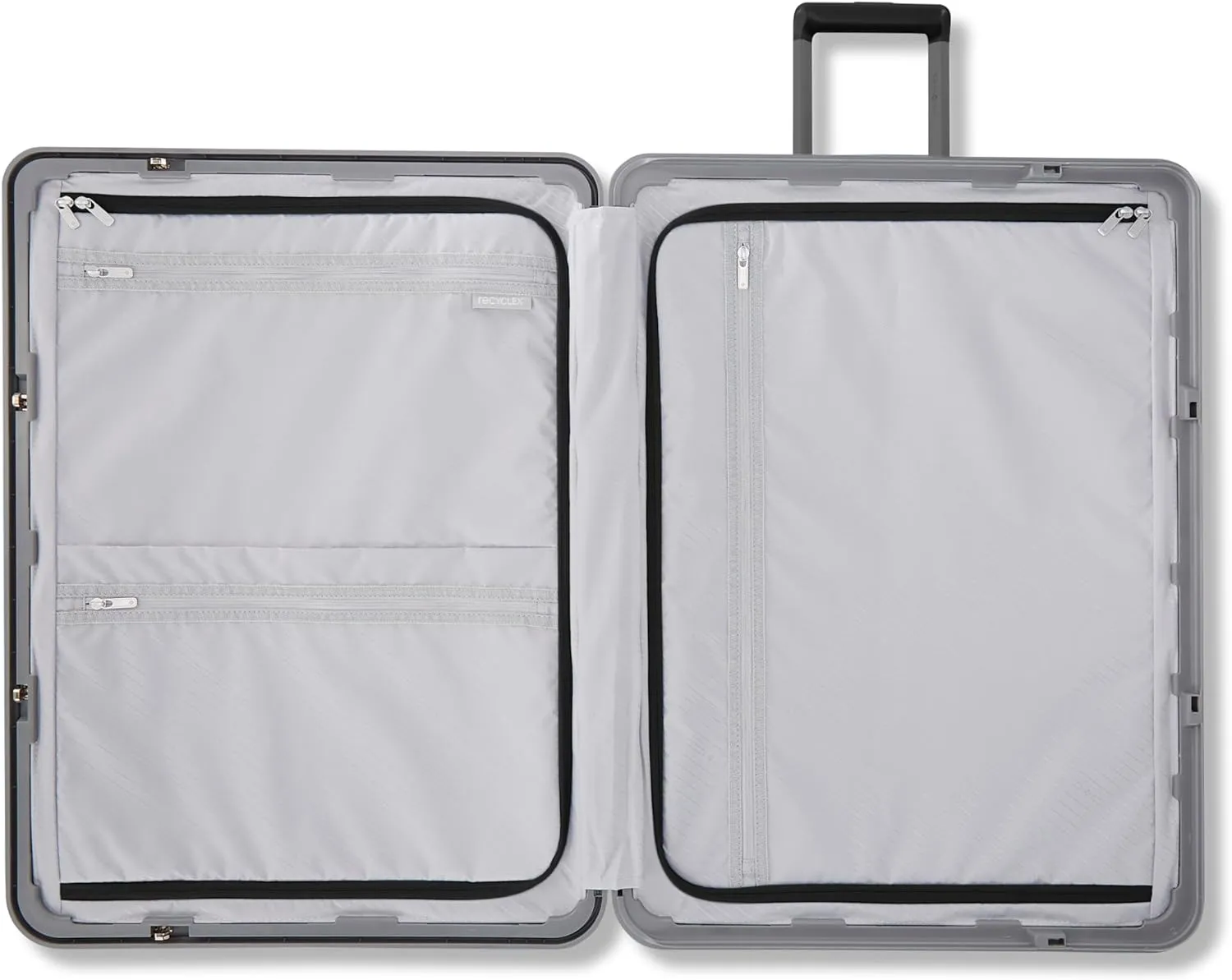 Framelock Max 29" Large Checked Hardshell Zipperless Luggage - Highly Secure Integrated Eazylock™ Mechanism - RightHeight™ Adjustable Handle - 360° Spinner Wheels - Airline Approved - Asphalt Black