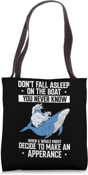 Humpback Whale Quote for Ocean Sea Whale and Whale Tote Bag