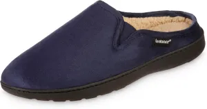 isotoner Men's, Advanced Gel Infused Memory Foam Microsuede Vincent Hoodback Eco Comfort Recycled Slippers Clog