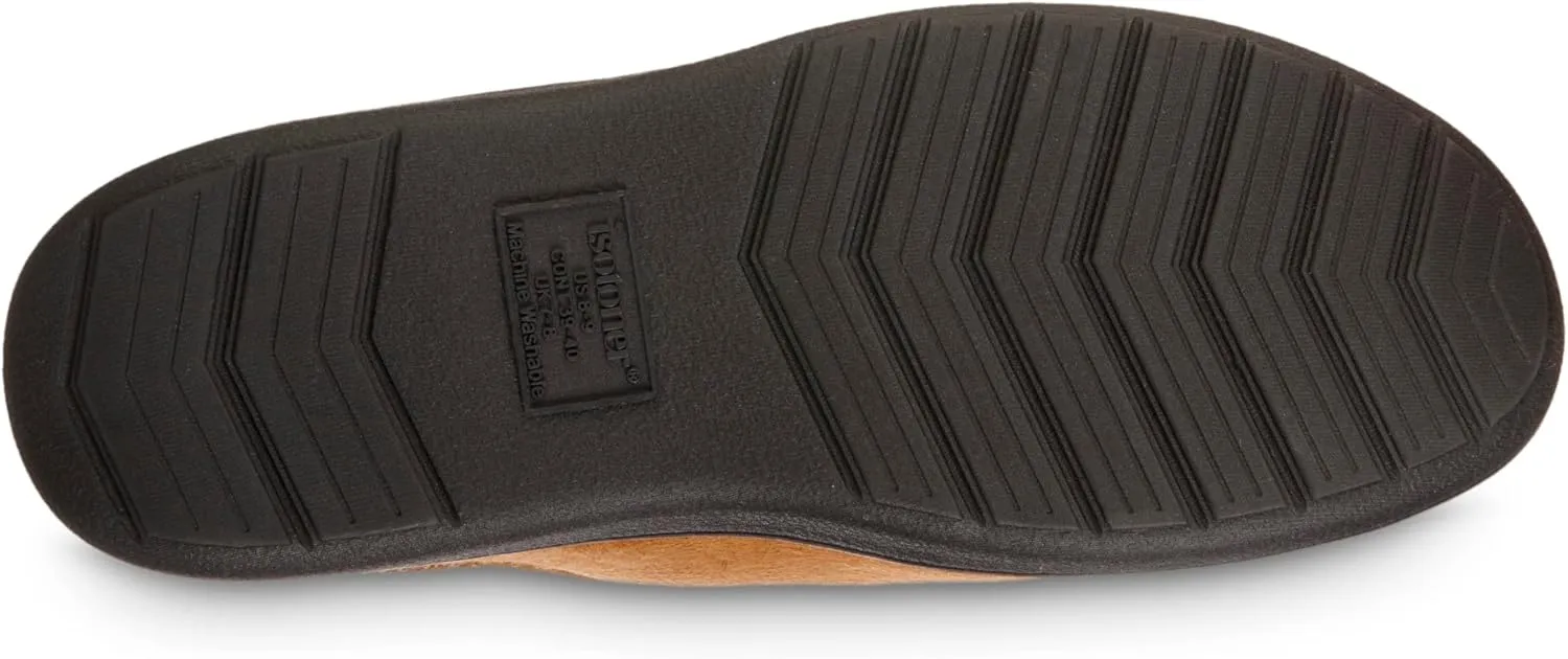 isotoner Men's, Advanced Gel Infused Memory Foam Microsuede Vincent Hoodback Eco Comfort Recycled Slippers Clog
