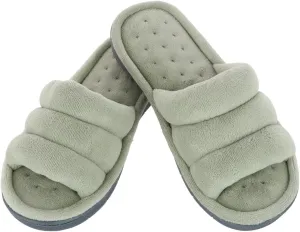 isotoner womens Isotoner Womens Recycled Mircoterry Aster Slide Slippers