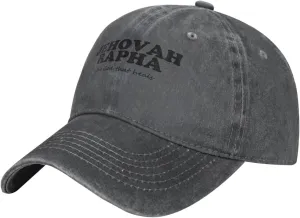 Jehovah Rapha The God Who Heals Baseball Hat Adjustable Classic Dad Hat for Men Women,Black