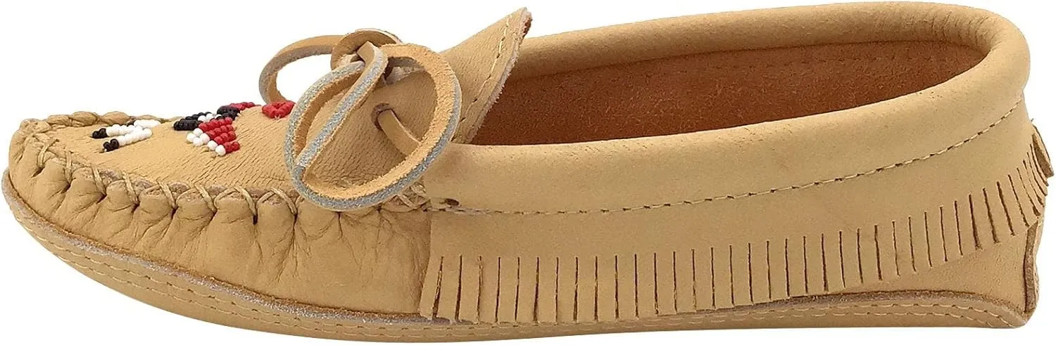 Laurentian Chief Women's Beaded Earthing Moccasins