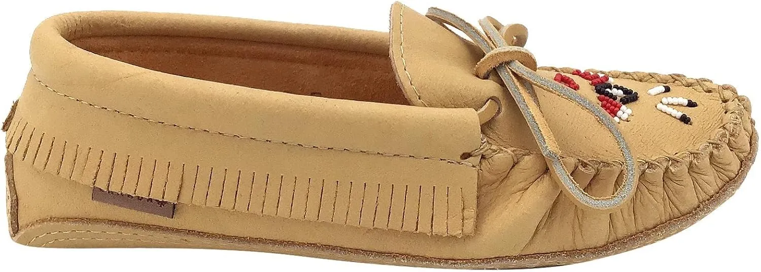 Laurentian Chief Women's Beaded Earthing Moccasins