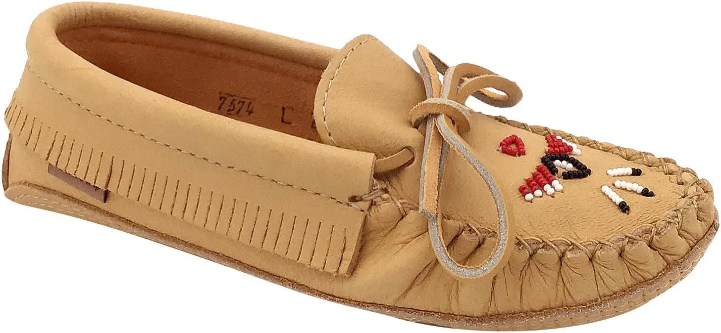 Laurentian Chief Women's Beaded Earthing Moccasins