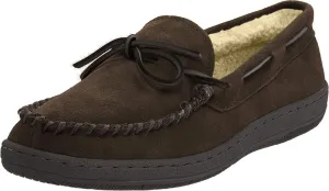 L.B. Evans Mens Morgan Moccasin Casual Slippers Casual - Brown - Size 8 M_M
