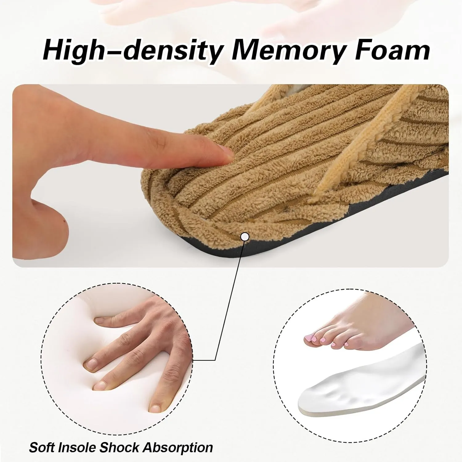 LeIsfIt Slippers for Women Adjustable Open Toe House Slippers Wide Diabetic Shoes Memory Foam Bedroom Slides Arthritis Edema House Shoes