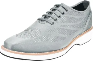 LIBERTYZENO Mens Canvas Textile & Suede Leather Adults Lace Up Casual Shoes for Prom Graduation