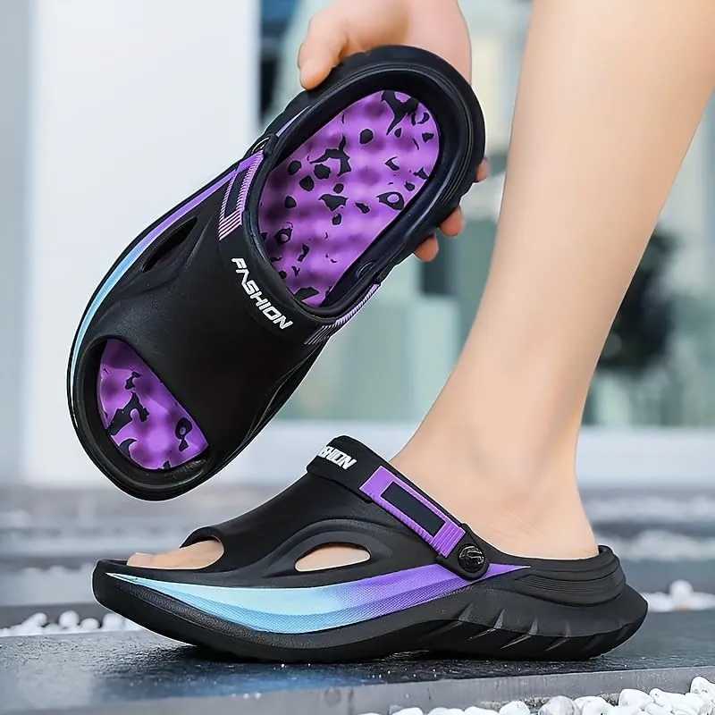 Men's Fashion Clogs Slippers, Lightweight EVA Material, Breathable Soft Sole, Casual Versatile Indoor Outdoor Slide Sandal