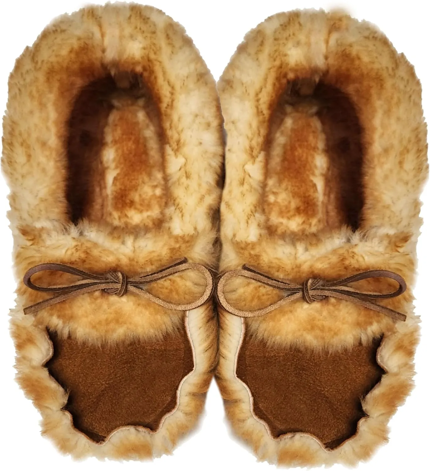 Men's Sheepskin Moccasin Slippers - Without Sole - Made In The USA
