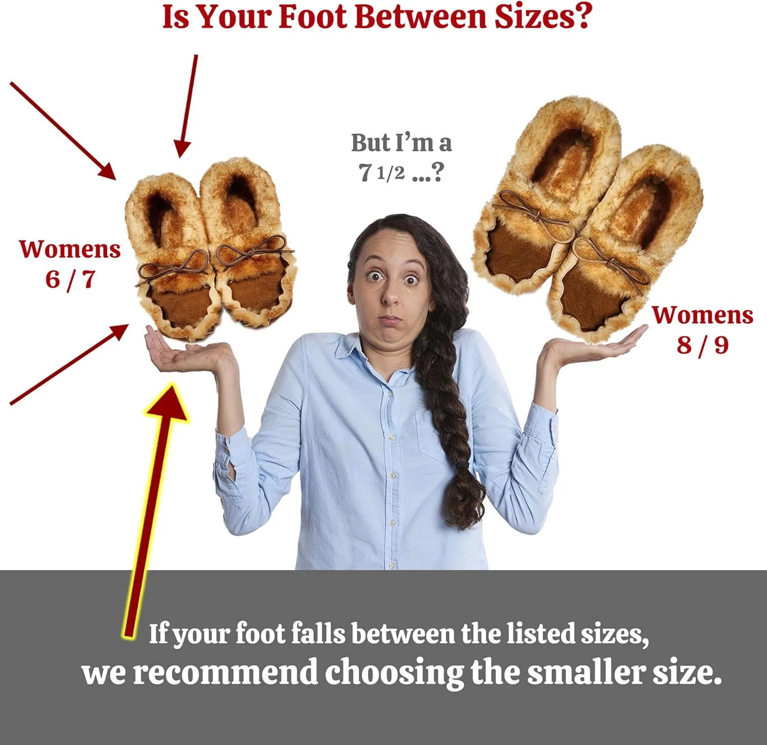 Men's Sheepskin Moccasin Slippers - Without Sole - Made In The USA