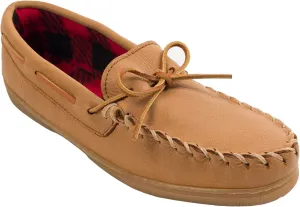 Minnetonka Men's Moose with Fleece Moccasin