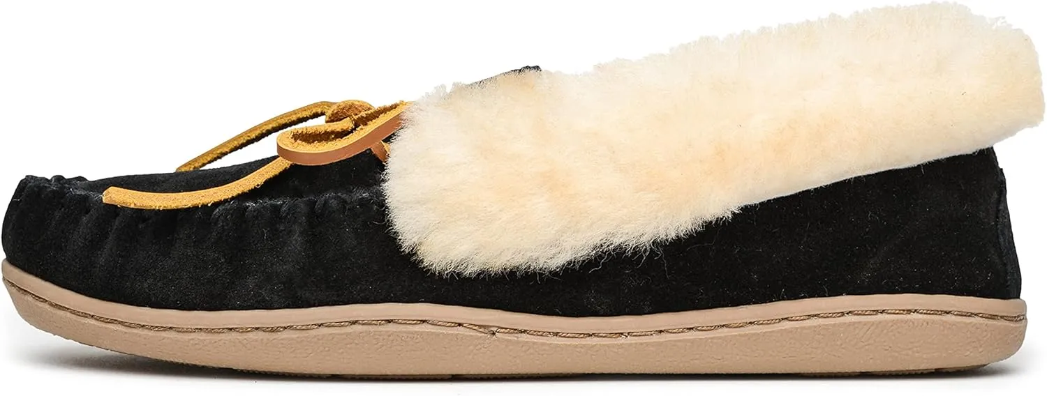 Minnetonka Women's Alpine Sheepskin Moccasin Slippers