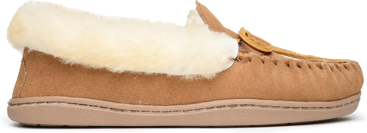 Minnetonka Women's Alpine Sheepskin Moccasin Slippers