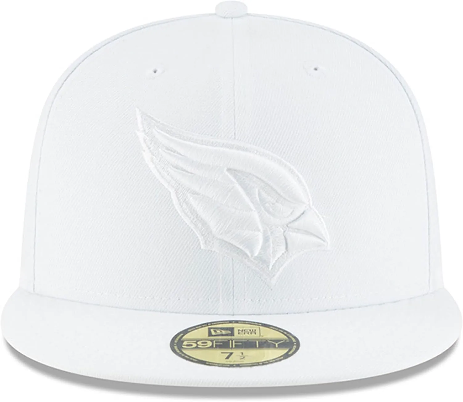 New Era Men's Denver Broncos White on White 59FIFTY Fitted Hat
