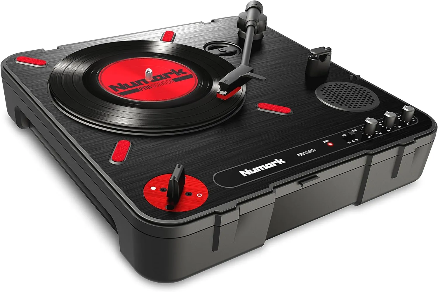 NUMARK PT01 Scratch Portable Turntable with Scratch Switch & Carry CAE