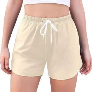 ODAWA Moccasin Womens Sweat Shorts Women Workout Shorts with Liner Womens Quick Dry Shorts