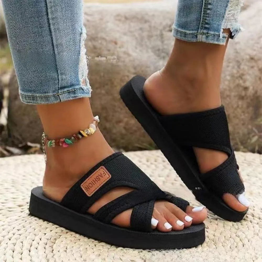 Orthopedic Sandals for Women,2025Women's Hollow Mesh Slide Sandals,Breathable Mesh Sandals for Women