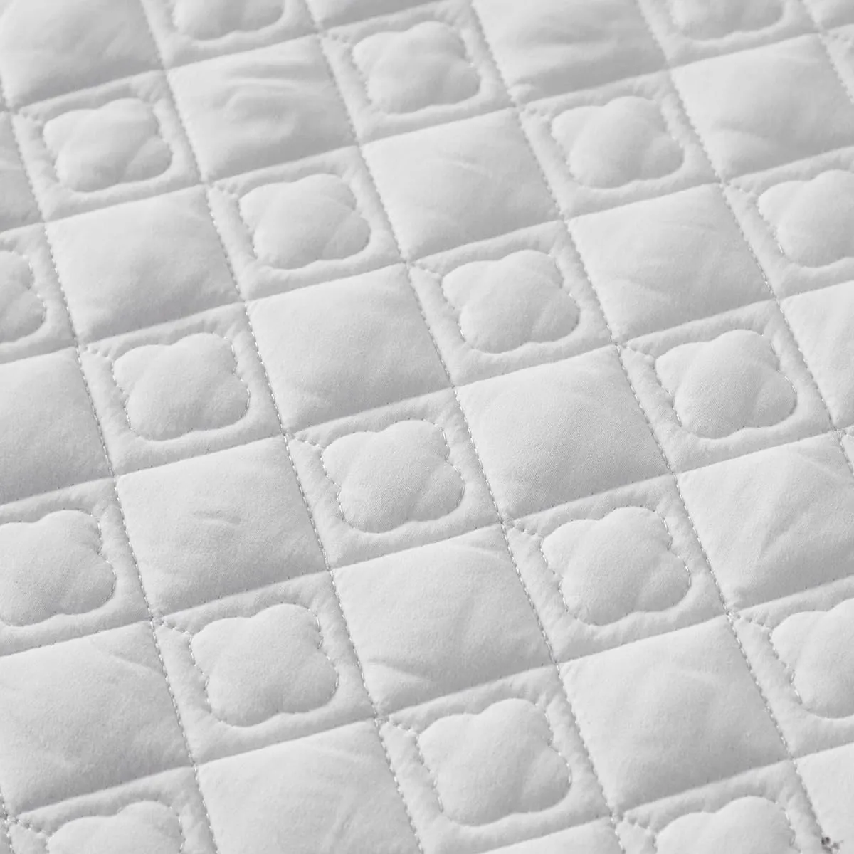 Quilted Fitted Sheet, Deep Pocket Fitted Sheet for 11" in Mattress, 360° Parcel Non-Slip Breathable Mattress Protector, Cozy Cotton Fitted Sheet Cover,B,Twin XL