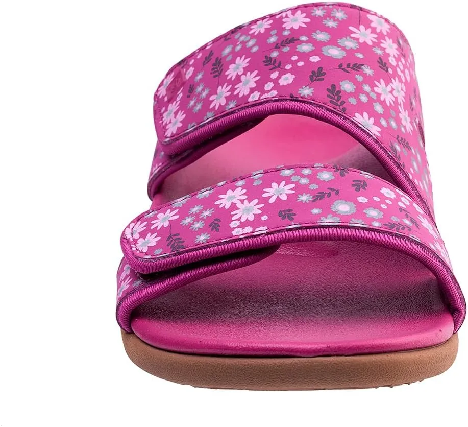 Spenco Women's Kholo Dainty Floral Slide Sandal