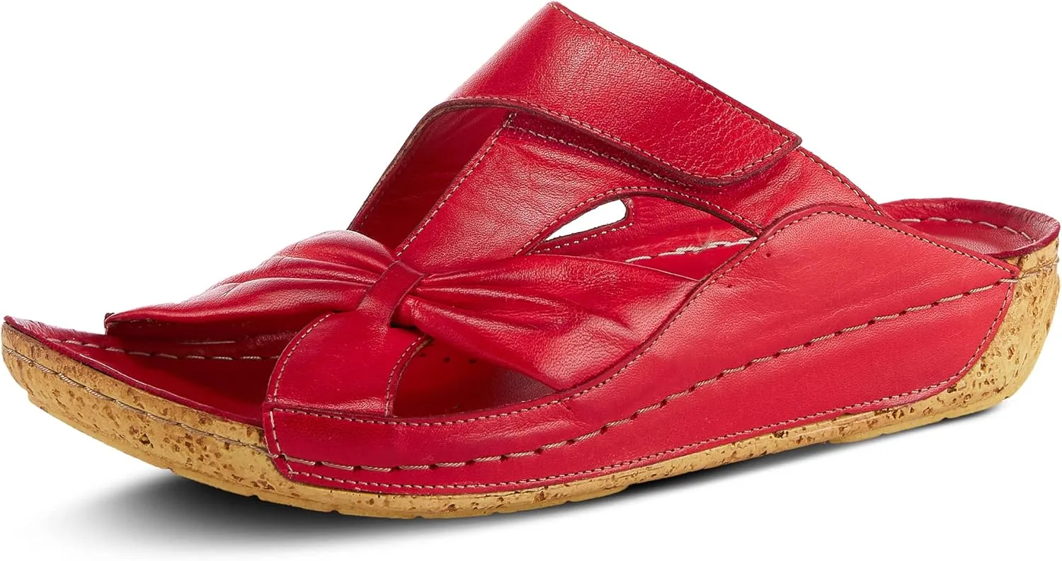 Spring Step Women's Style Gretta Leather Slide Sandal