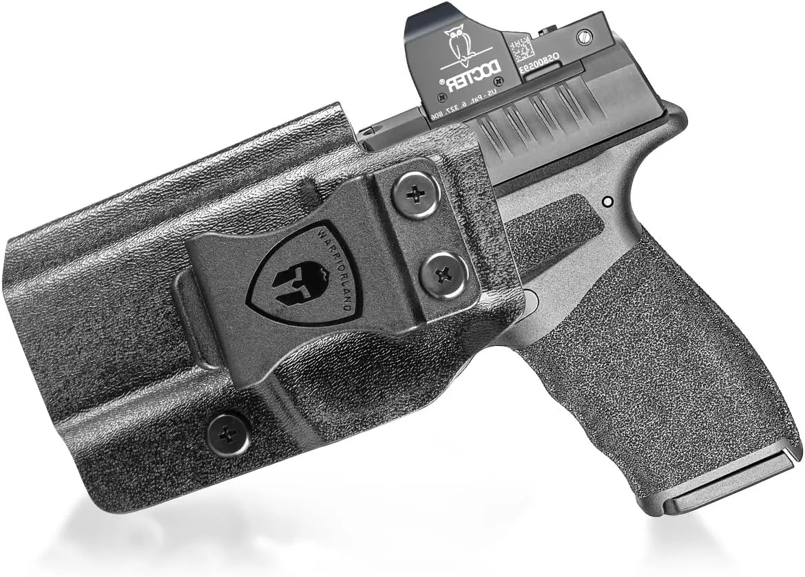 Springfield Hellcat Pro Holster IWB Kydex Holster Optics Cut: Springfield Armory Hellcat Pro Pistol, Inside Waistband Appendix Carry Pro Holster, Adj. Retention & Cant, Right/Left Hand Optional