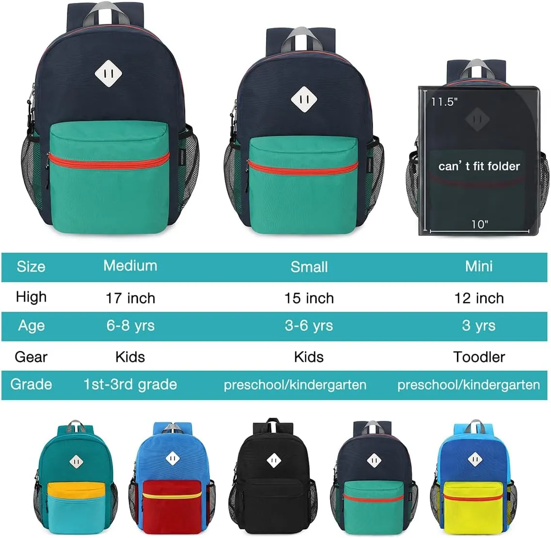 STEAMEDBUN Kids Backpack for Boys,Kindergarten Backpack for Toddler Boys Age 3-6