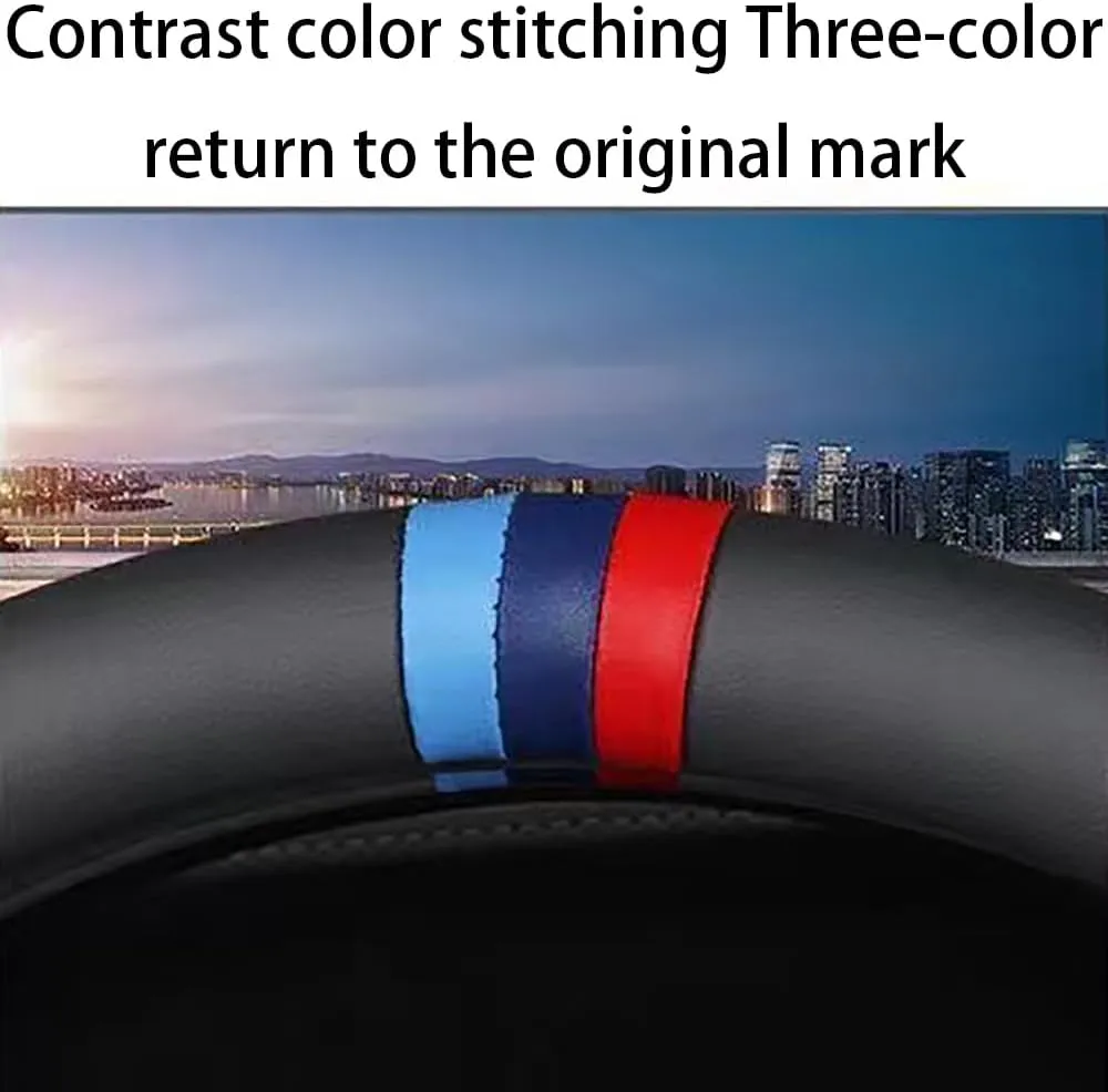 Steering Wheel Cover for Buick Excelle GX/Excelle HRV/Excelle XT, Non-Slip Breathable Steering Wheel, Skin-Friendly Breathable Steering Wheel Cover, Steering Wheel Covers,O-38cm