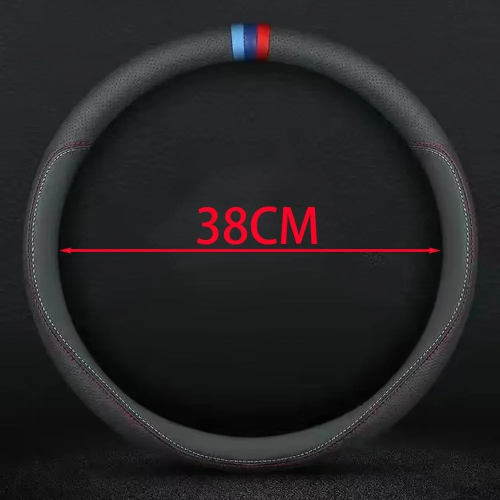 Steering Wheel Cover for Buick Excelle GX/Excelle HRV/Excelle XT, Non-Slip Breathable Steering Wheel, Skin-Friendly Breathable Steering Wheel Cover, Steering Wheel Covers,O-38cm
