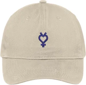 Trendy Apparel Shop Sailor Mercury Symbol Embroidered Cap Premium Cotton Dad Hat