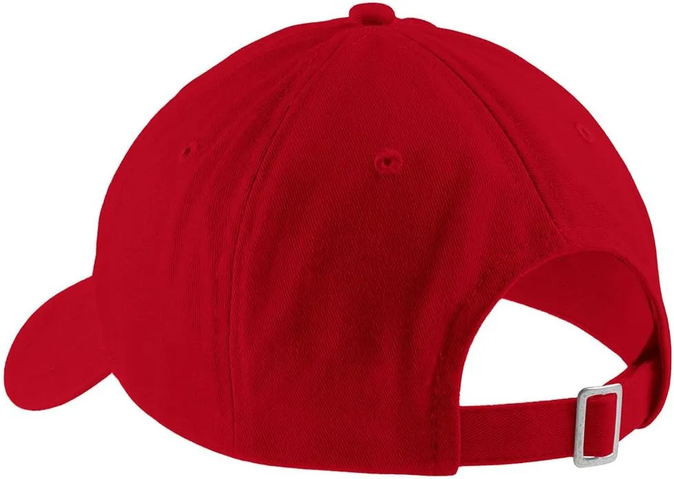 Trendy Apparel Shop Trash Embroidered Soft Crown 100% Brushed Cotton Cap