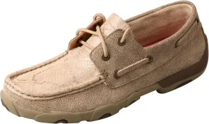 Twisted X Women's Boat Shoe Driving Moc, Moc Toe