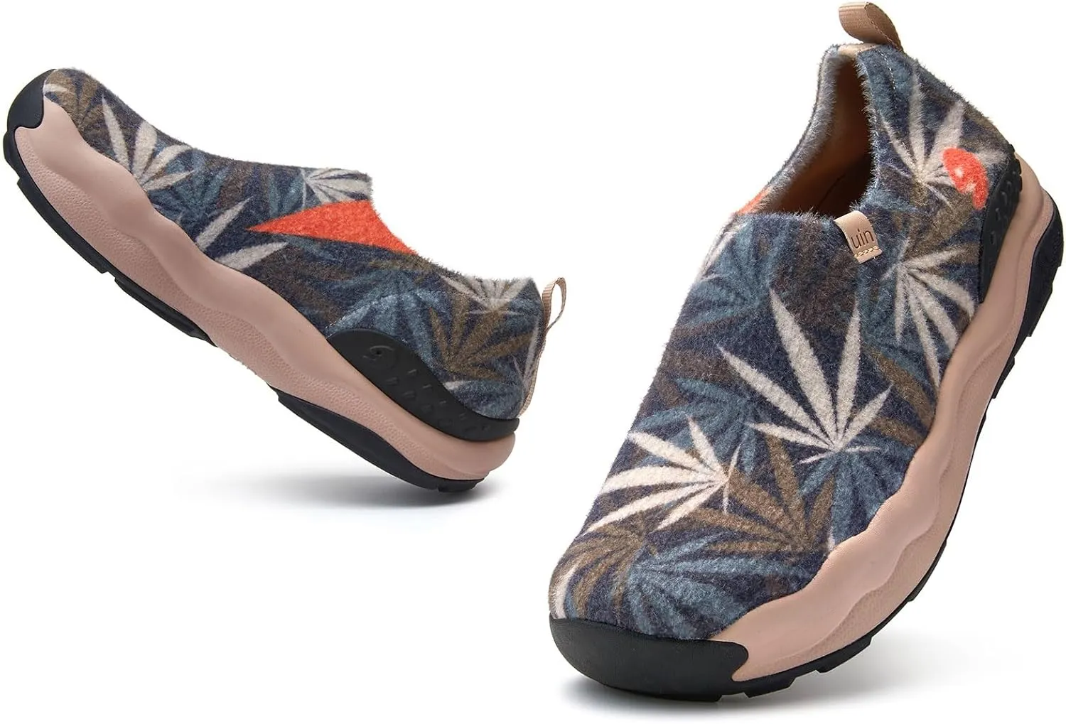 UIN Men's Art Travel Walking Shoes Slip On Casual Lightweight Wide Toe Chunky Comfort Fashion Sneaker Toledo Ⅵ Ⅶ Ⅹ Ⅺ ⅩⅢ ⅩⅤ ⅩⅥ