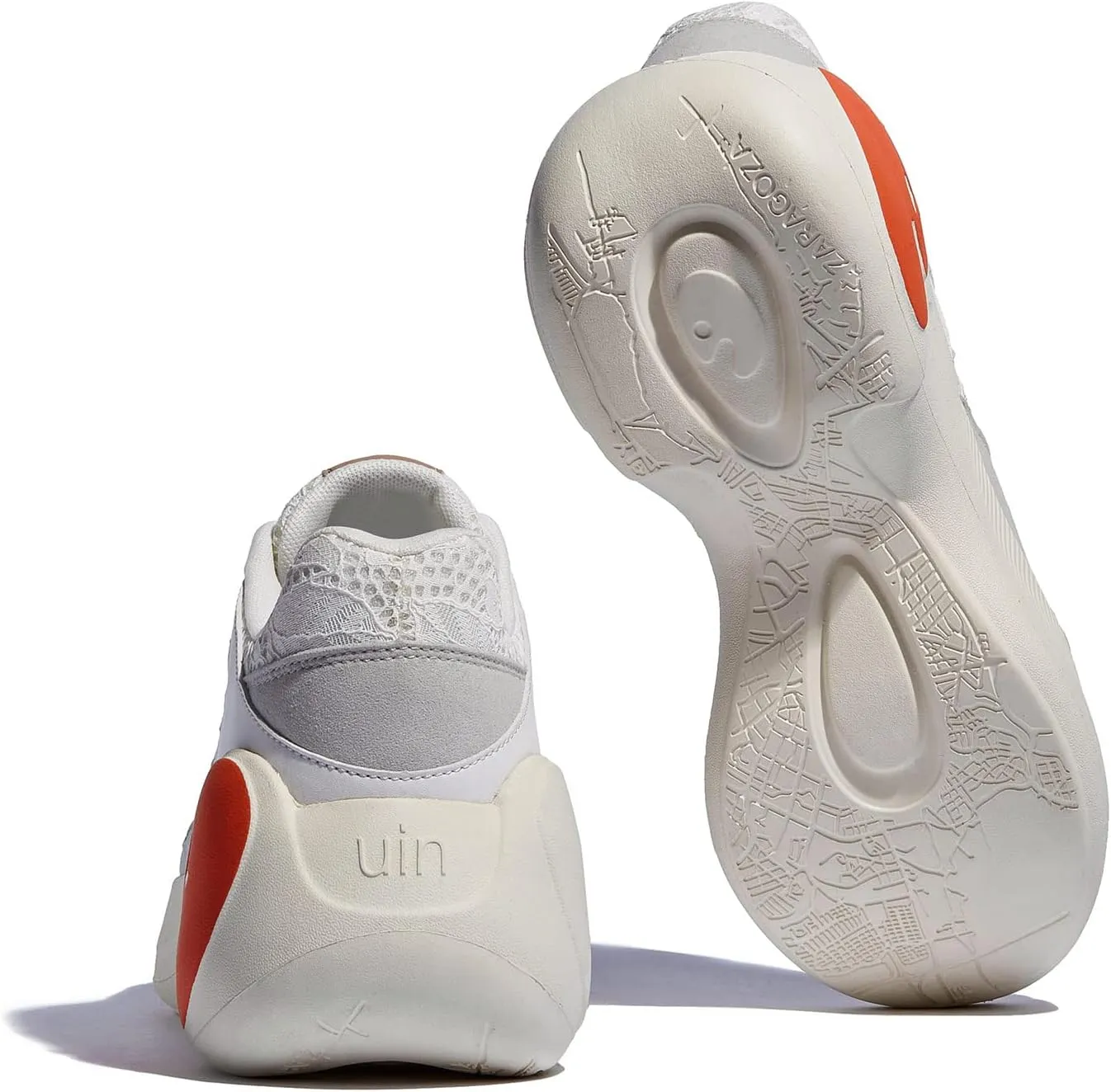 UIN Women's Travel Walking Shoes Art Painted Slip Ons Casual Lightweight Comfortable Chunky Fashion Sneaker Zaragoza Series